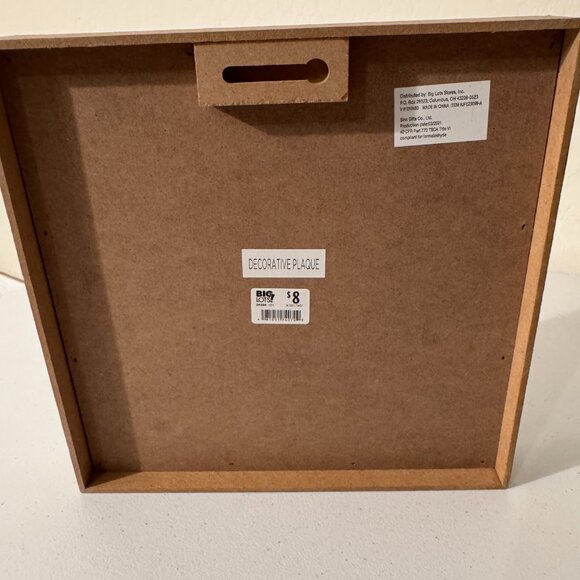 “Life Doesn’t Have to Be Perfect to Be Wonderful” Wall Art - Picture 2 of 2